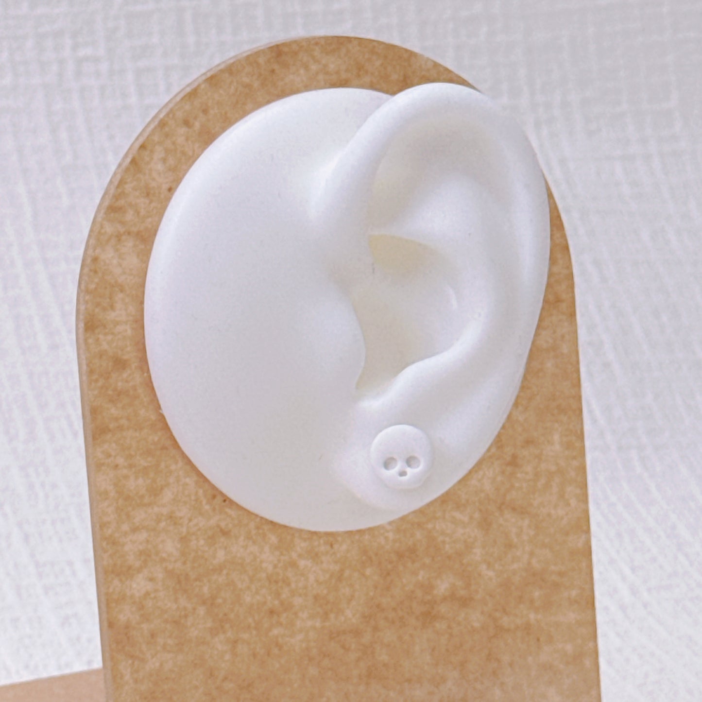Handcrafted Skull & Heart Stud Earrings Set, Cute Gothic Summerween Jewelry