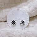 Spider Web Earrings | Polymer Clay Studs | Spooky Cute Halloween Jewelry | Gift for Her