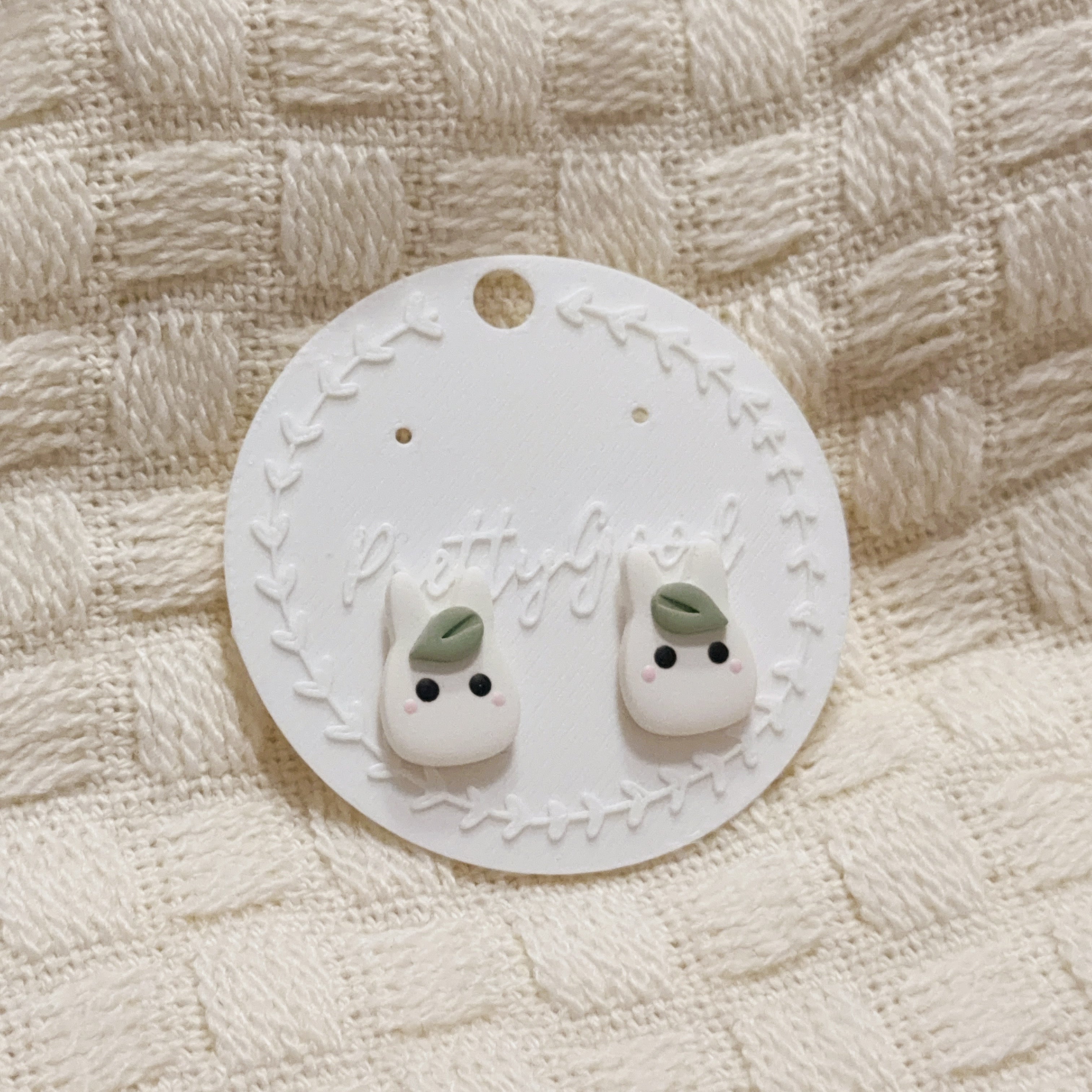 Chibi Totoro Handmade Earrings, Studs Earrings, Gift for Her
