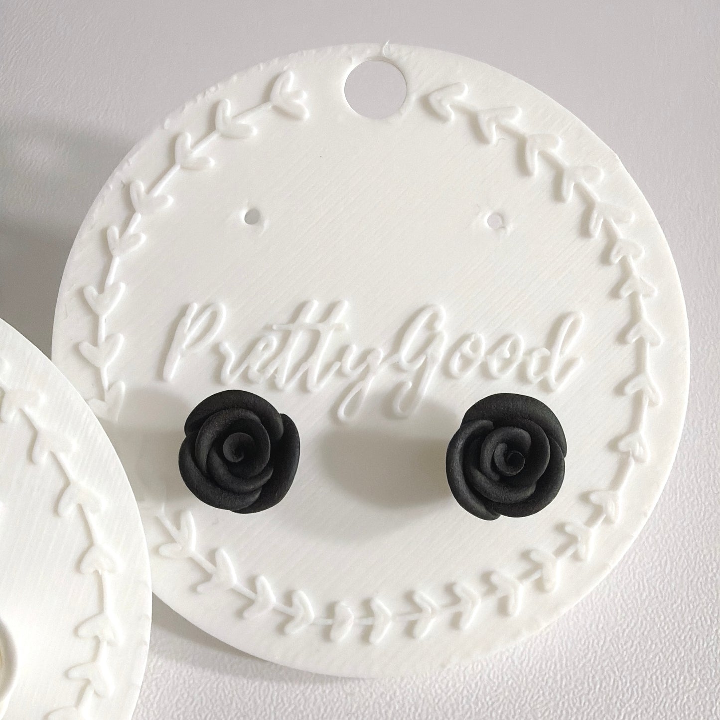 Handmade Dainty Rose Studs