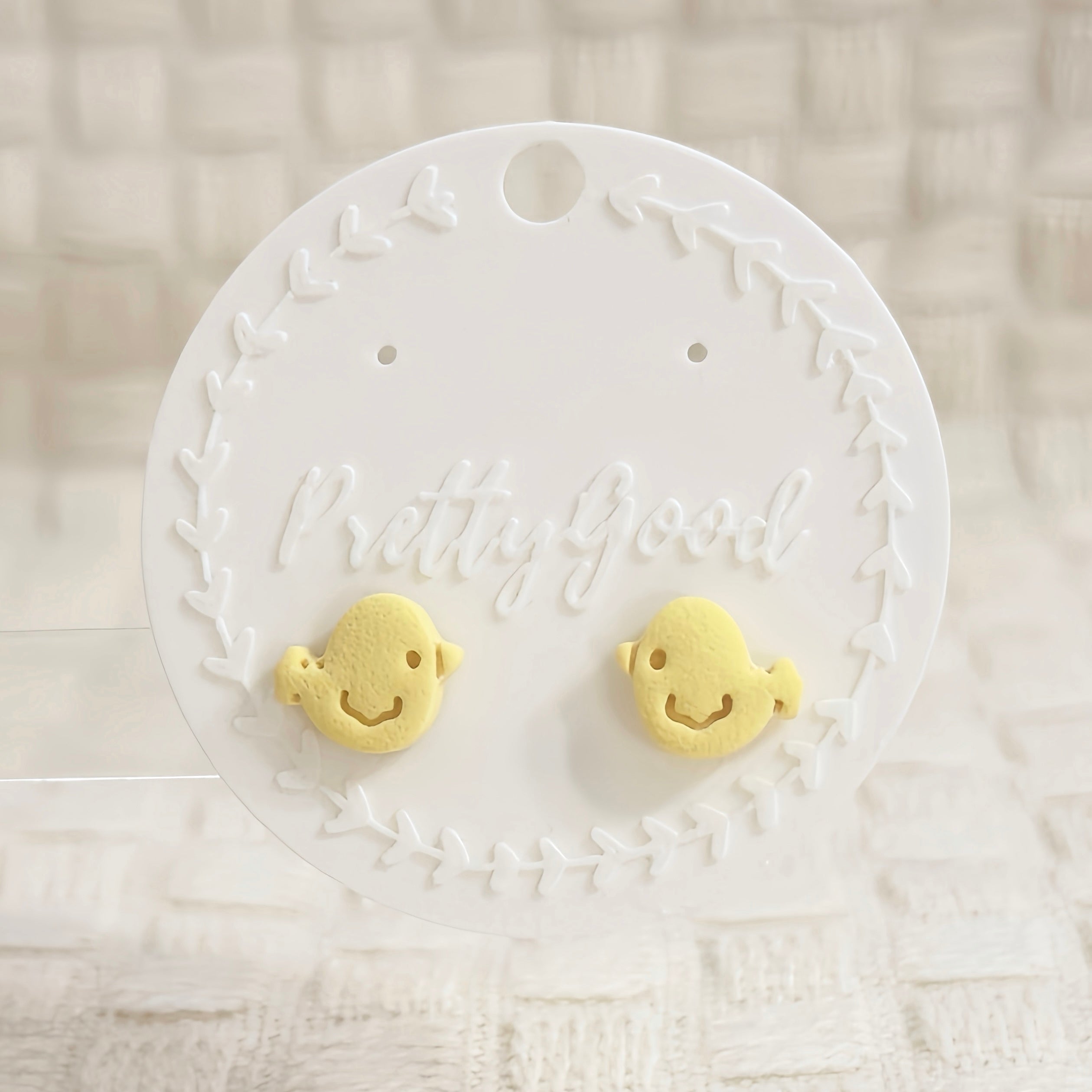Chicken & Chick Polymer Clay Earrings | Cute Farm Animal Stud & Dangle | Handmade Cottagecore Jewelry