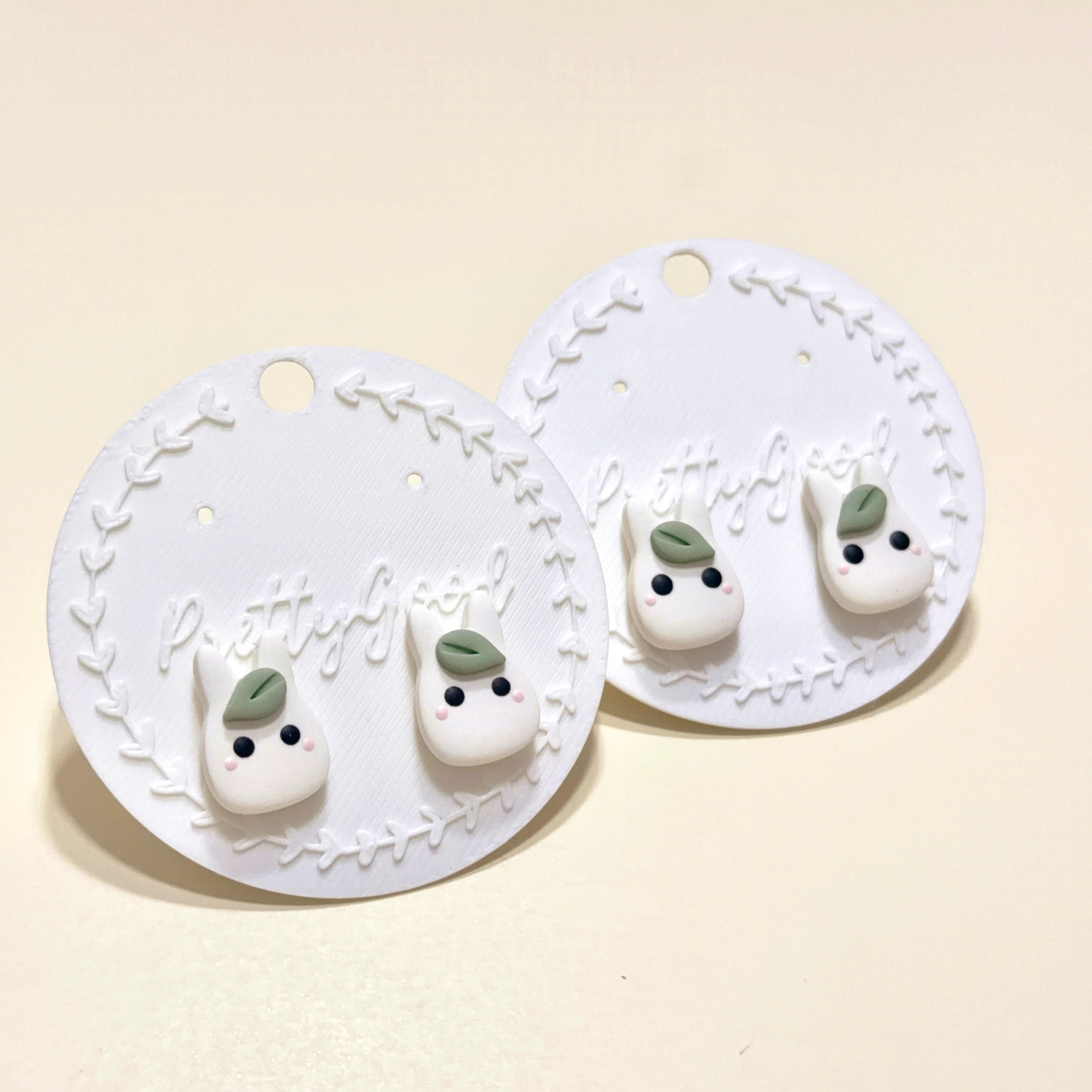 Chibi Totoro Handmade Earrings, Studs Earrings, Gift for Her