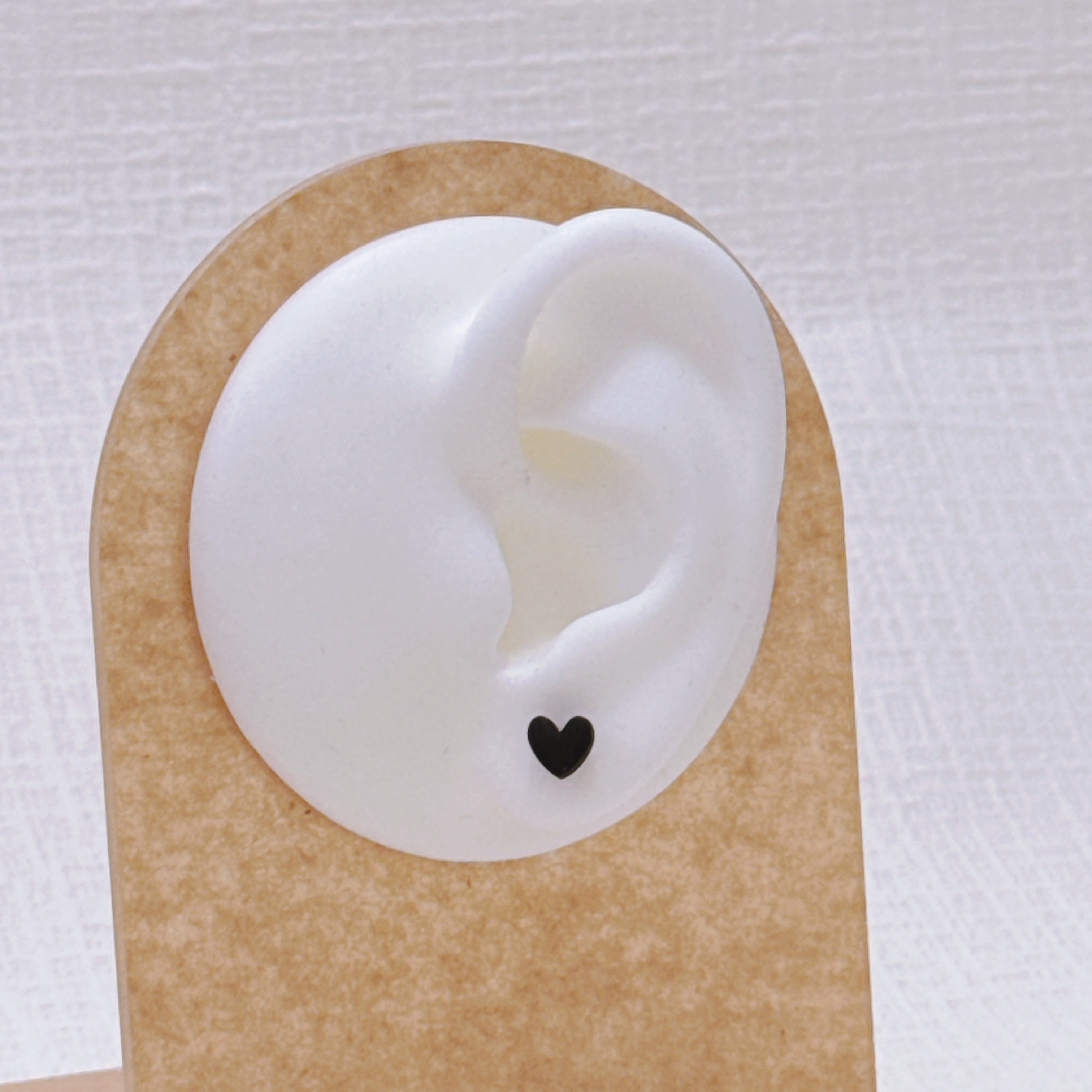 Handcrafted Skull & Heart Stud Earrings Set, Cute Gothic Summerween Jewelry