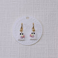 Handcrafted Ghost Earrings – Cute & Floral Halloween or Summerween Huggies