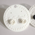 Handmade Dainty Rose Studs