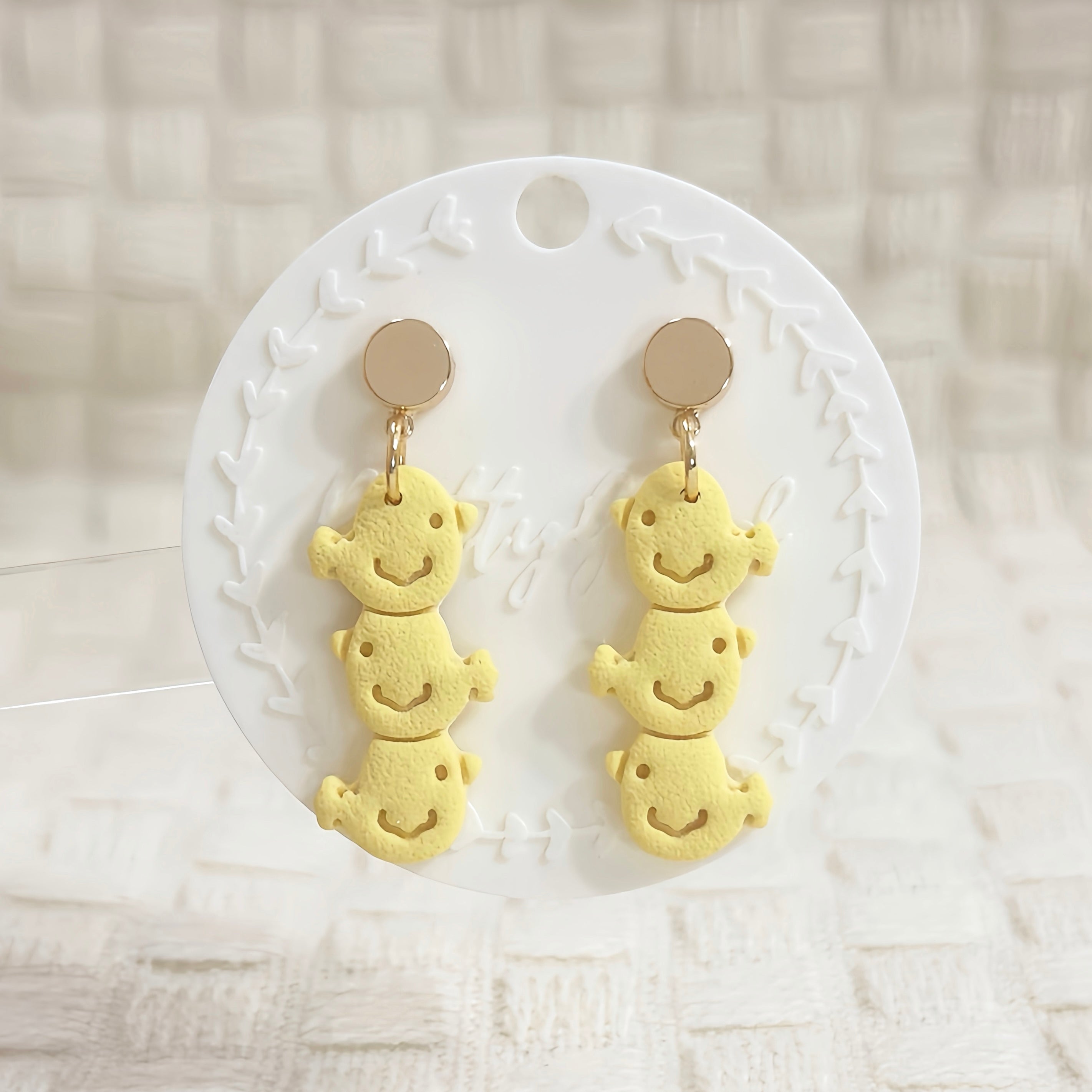 Chicken & Chick Polymer Clay Earrings | Cute Farm Animal Stud & Dangle | Handmade Cottagecore Jewelry