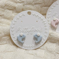 Little Dolphin Studs, Handmade Polymer Clay Earrings
