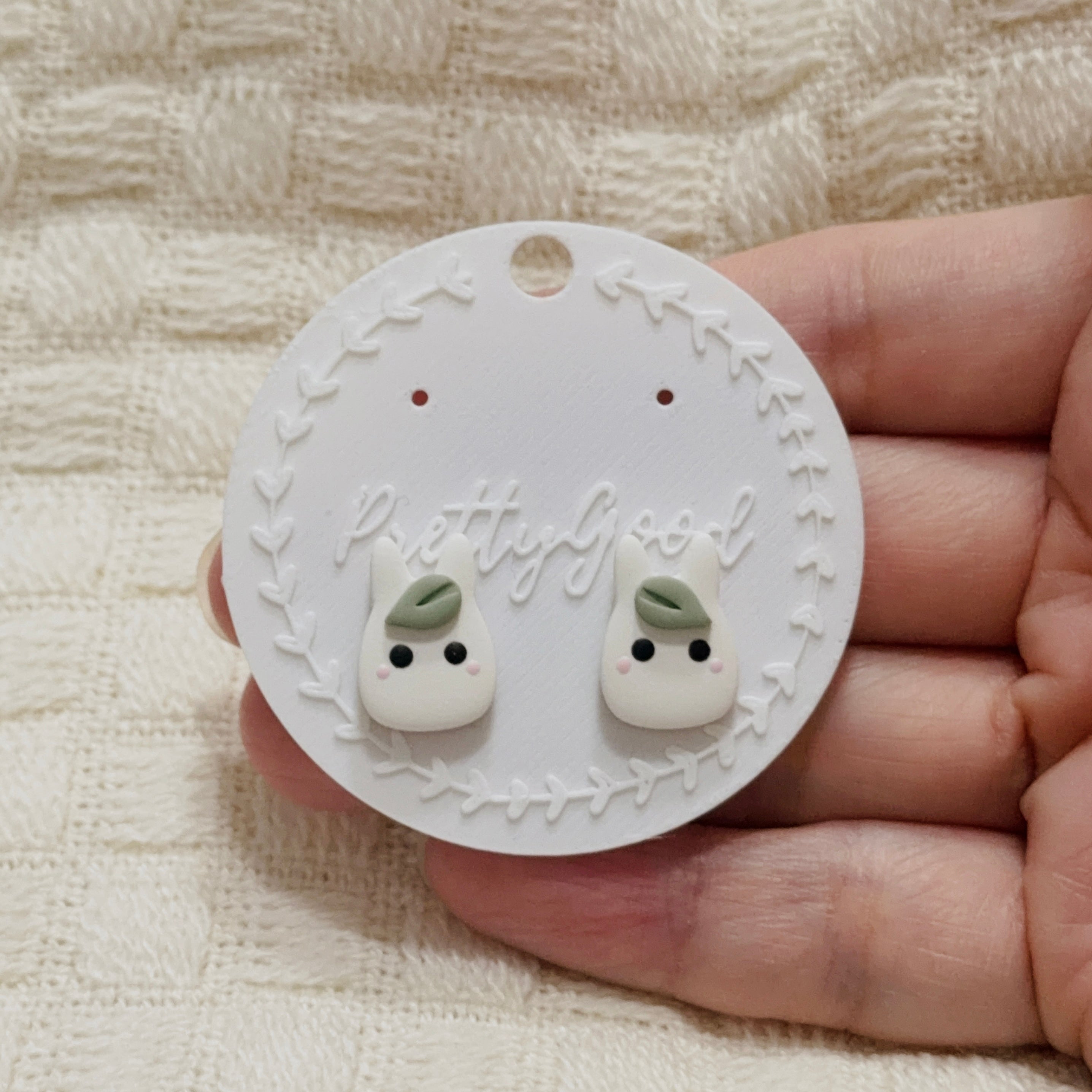 Chibi Totoro Handmade Earrings, Studs Earrings, Gift for Her