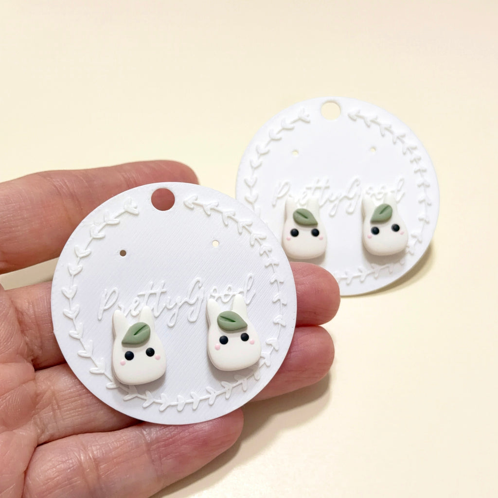 Chibi Totoro Handmade Earrings, Studs Earrings, Gift for Her