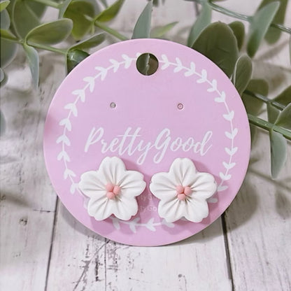 Sakura Studs, Cherry Blossom Earrings