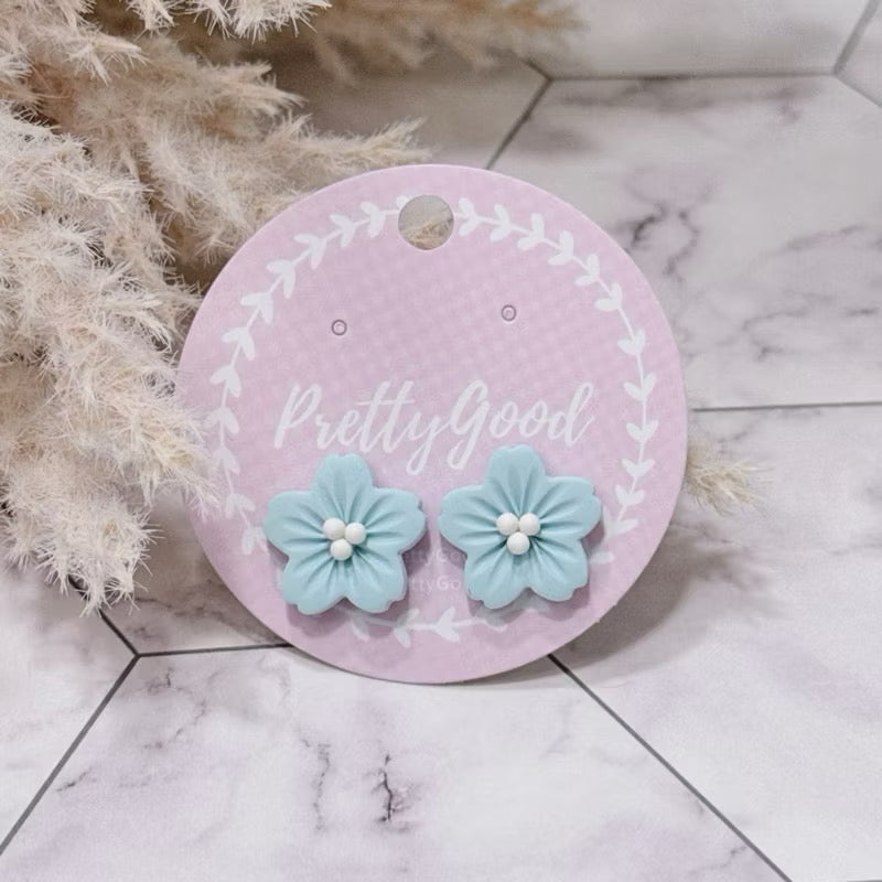 Sakura Studs, Cherry Blossom Earrings