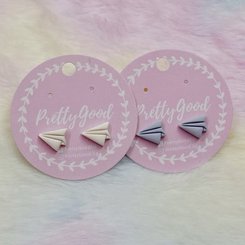 Paper Plane Studs, Handmade Earrings｜Back to School Earrings, Teachers’ Day, Children’s Day, Gift for Her