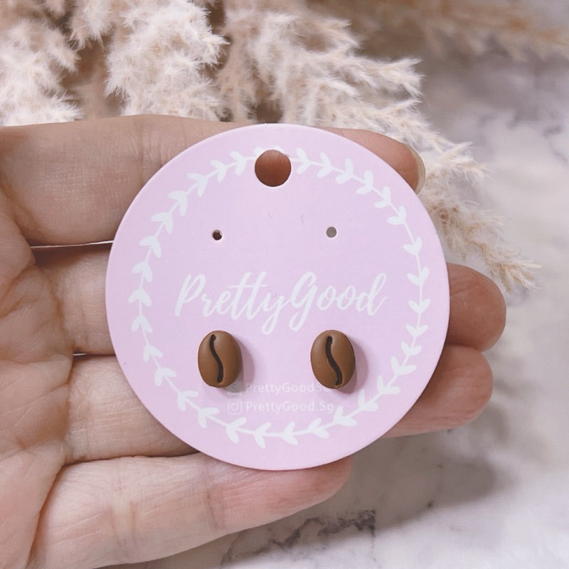 Mini Coffee Bean Studs