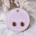 Mini Coffee Bean Studs