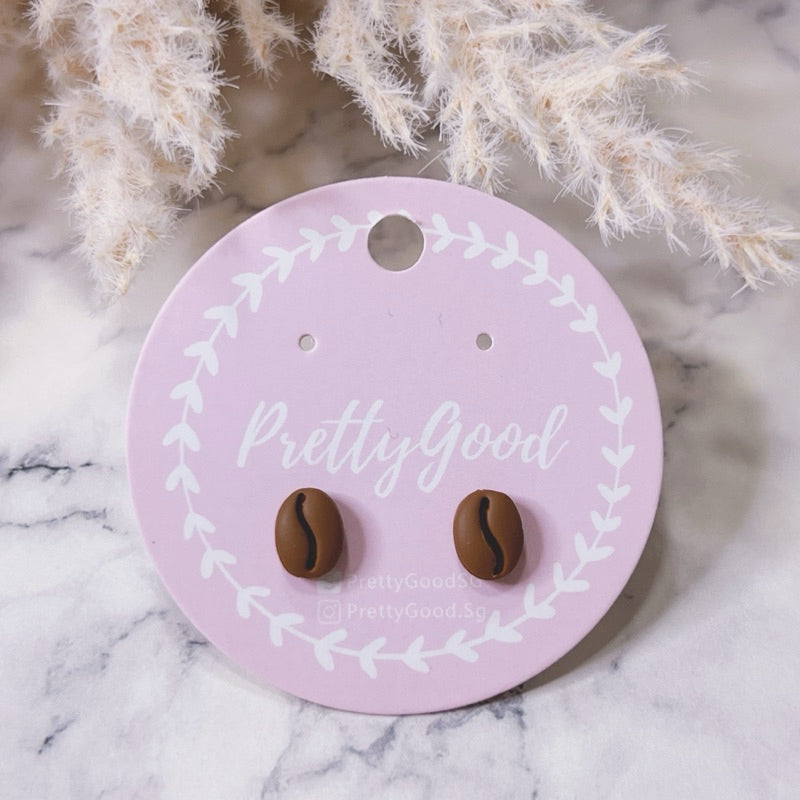 Mini Coffee Bean Studs